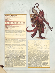 Kobold inventor, Image by Wizards of the Coast